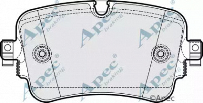 APEC BRAKING pad2094 -  Комплект тормозных колодок, дисковый тормоз